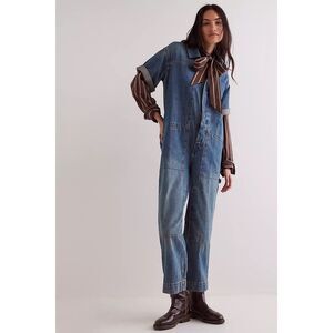 Free People We The Free Golden Days Jumpsuit Size S